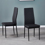 Nestfair Modern Minimalist Dining Chair Home Conference Chair (Set of 4)