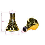 Set of 4 bedframe glides gold.