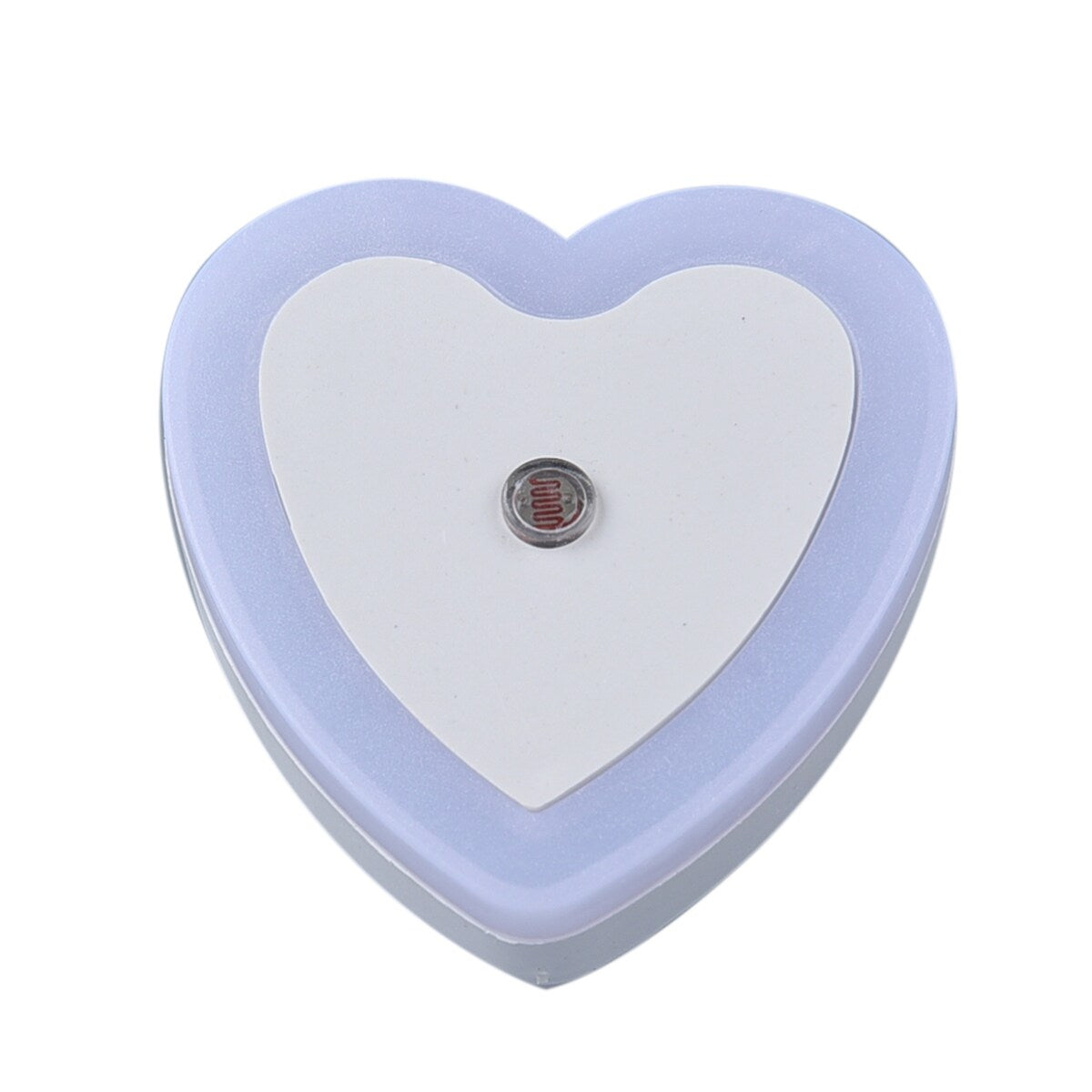 Shop lc Set of 6 White Heart Shaped Plug in Night LED Light with Sensitive Light Sensor - 2.56x2.68 inches