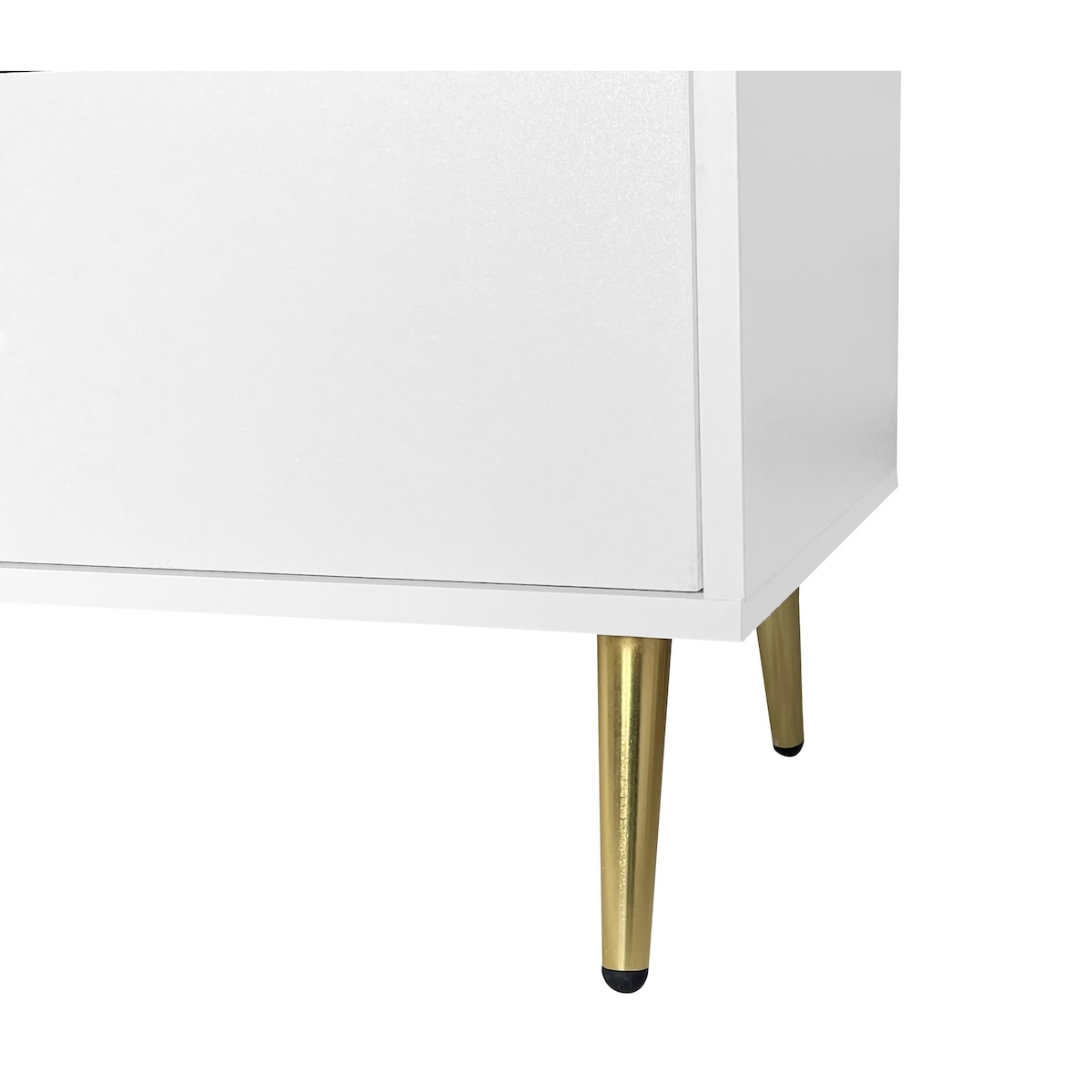 Seven Drawers Large Chest of Drawer Cabinet with Golden Handle and Golden Legs