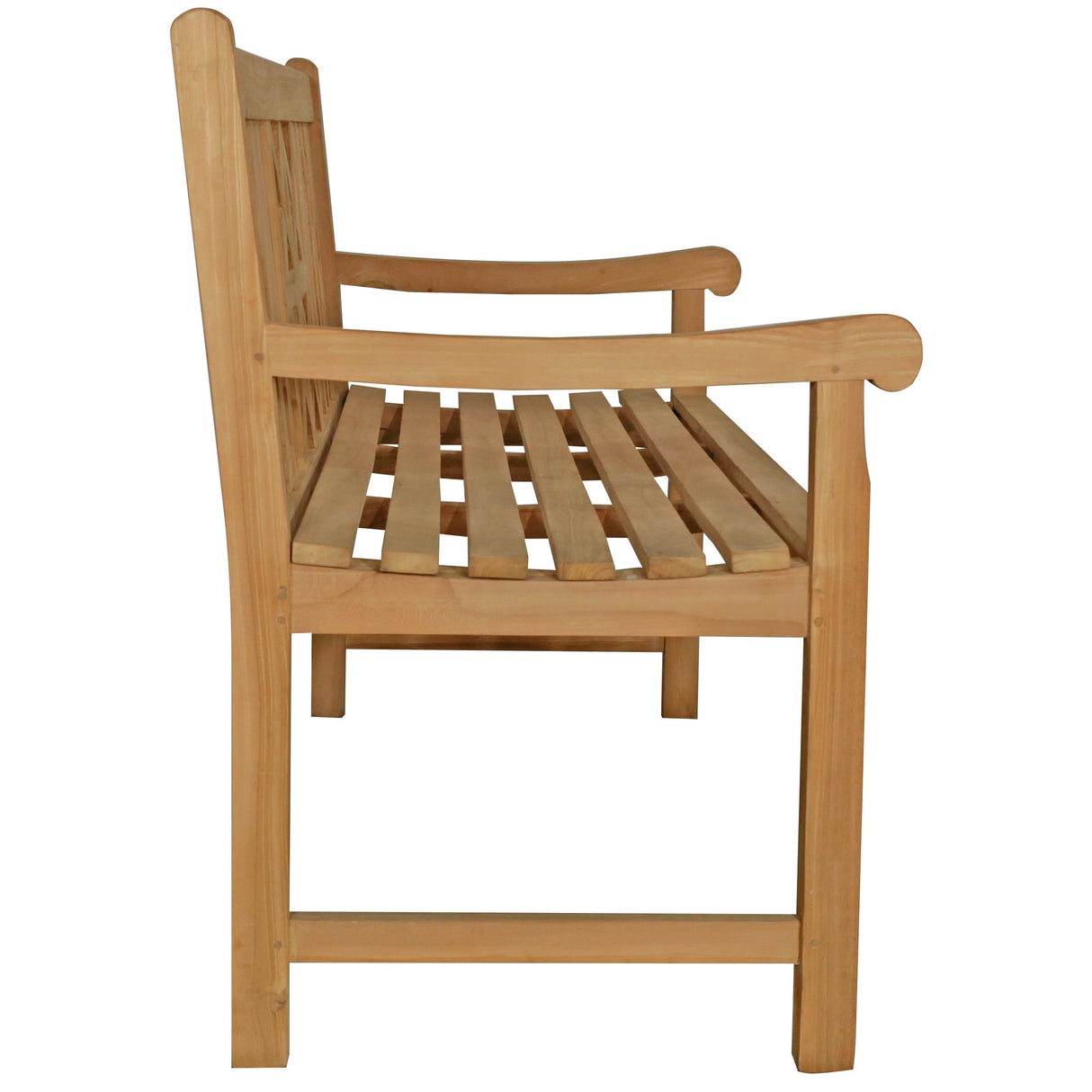 Seven Seas Teak Arizona Teak Wood Outdoor Patio Bench, 5 Foot