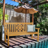 Seven Seas Teak Arizona Teak Wood Outdoor Patio Bench, 5 Foot