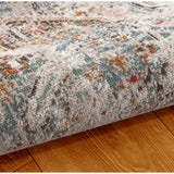 Sevita Patio Medallion Cream Multicolored Indoor Outdoor Rug