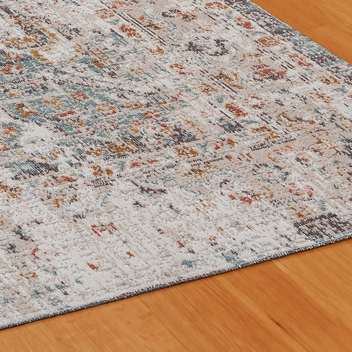 Sevita Patio Medallion Cream Multicolored Indoor Outdoor Rug