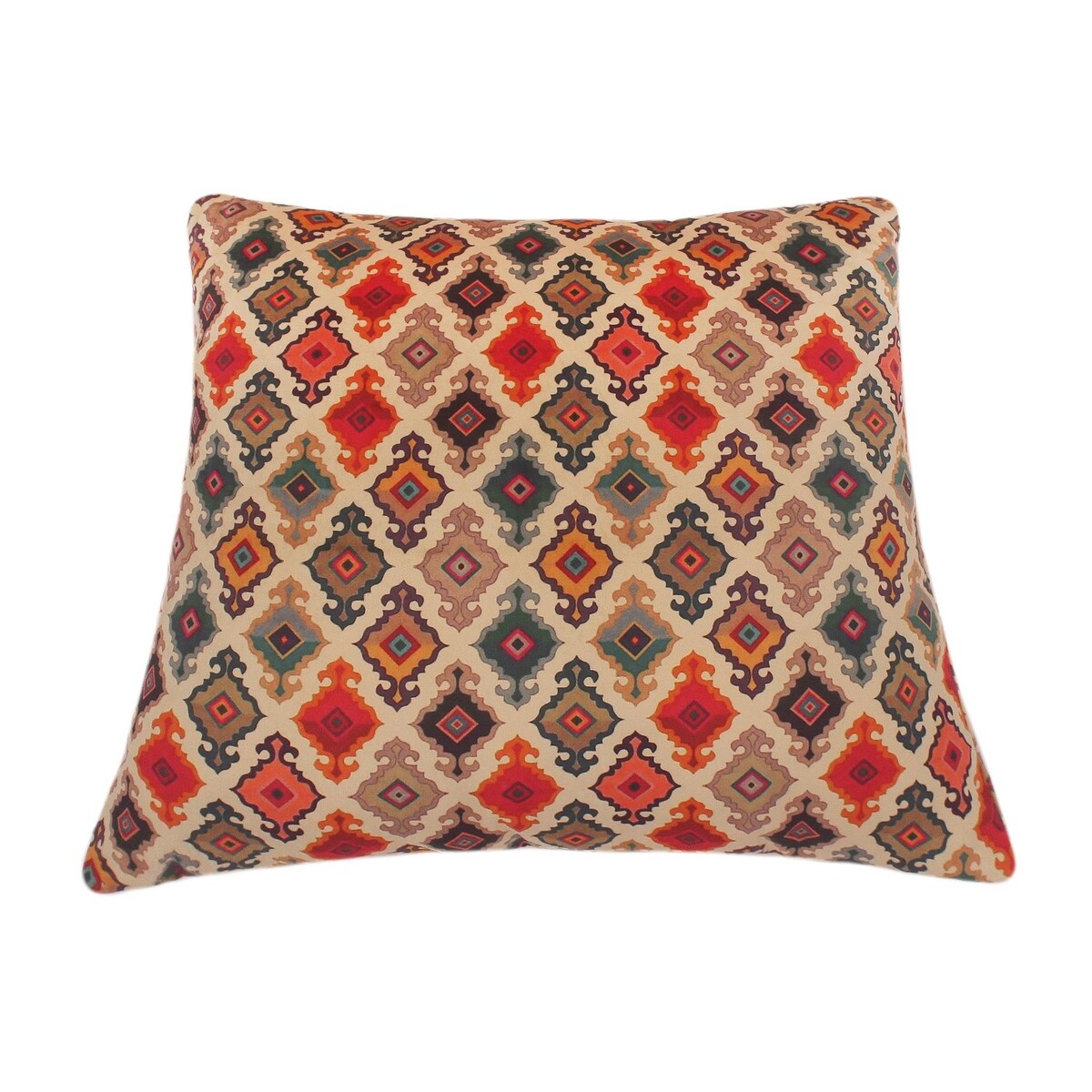 Shabby Chic Kruger Printed Italian Velvet Handmade Pillow