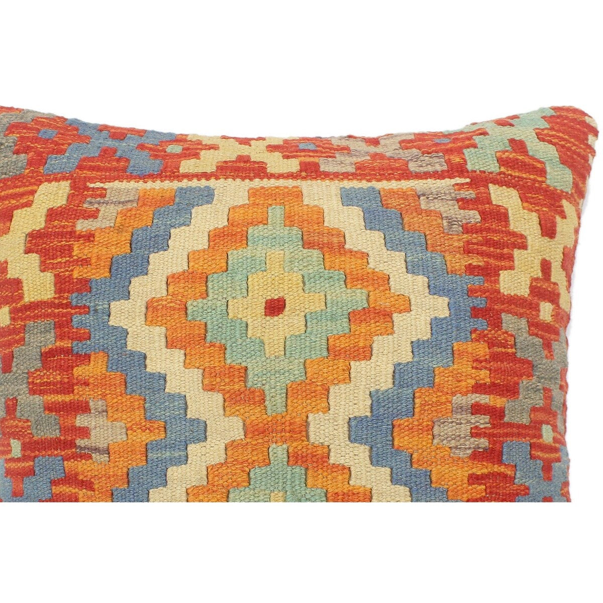 Shabby Chic Turkish Harman Hand Woven Kilim Pillow