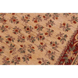 Shabby Chic Ziegler Richelle Ivory Red Hand-Knotted Wool Rug - 3'1'' x 5'2''