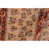 Shabby Chic Ziegler Richelle Ivory Red Hand-Knotted Wool Rug - 3'1'' x 5'2''