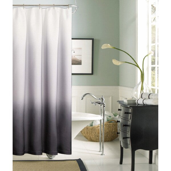Shades Solid Pattern Polyester Shower Curtain
