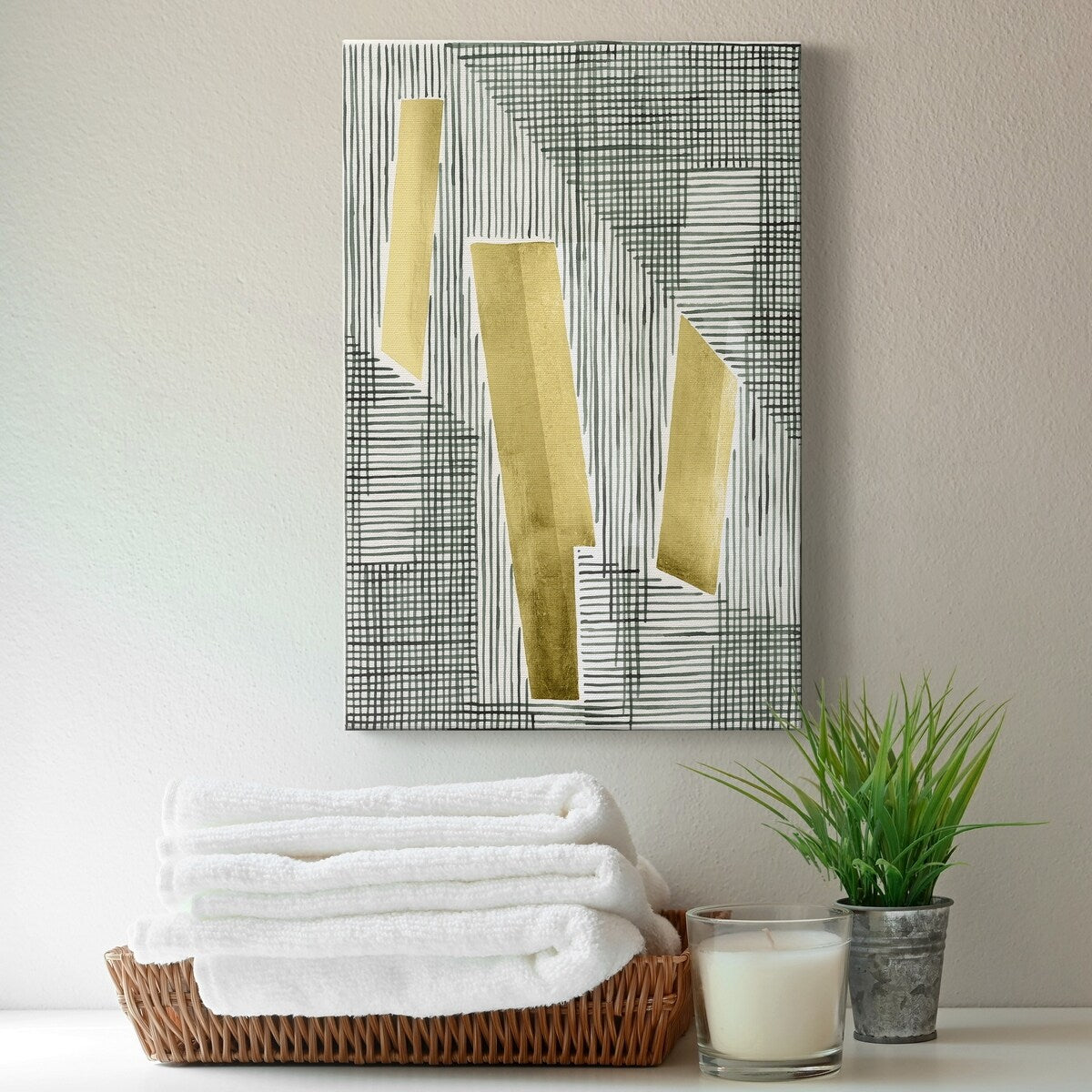 Shadow Screen II Premium Gallery Wrapped Canvas - Ready to Hang