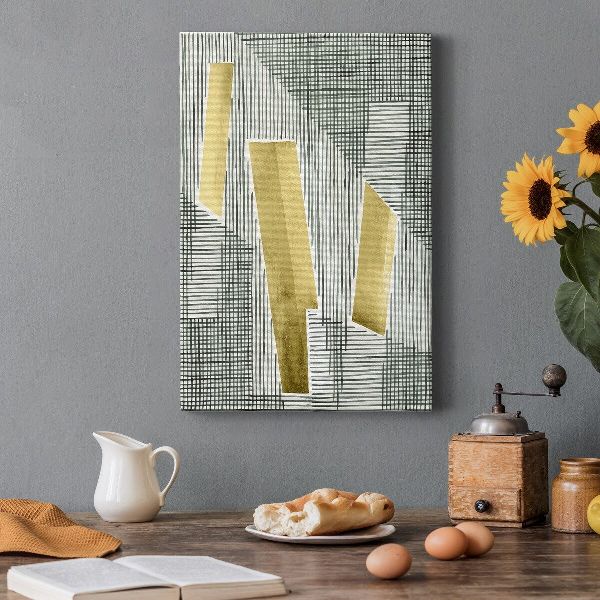 Shadow Screen II Premium Gallery Wrapped Canvas - Ready to Hang