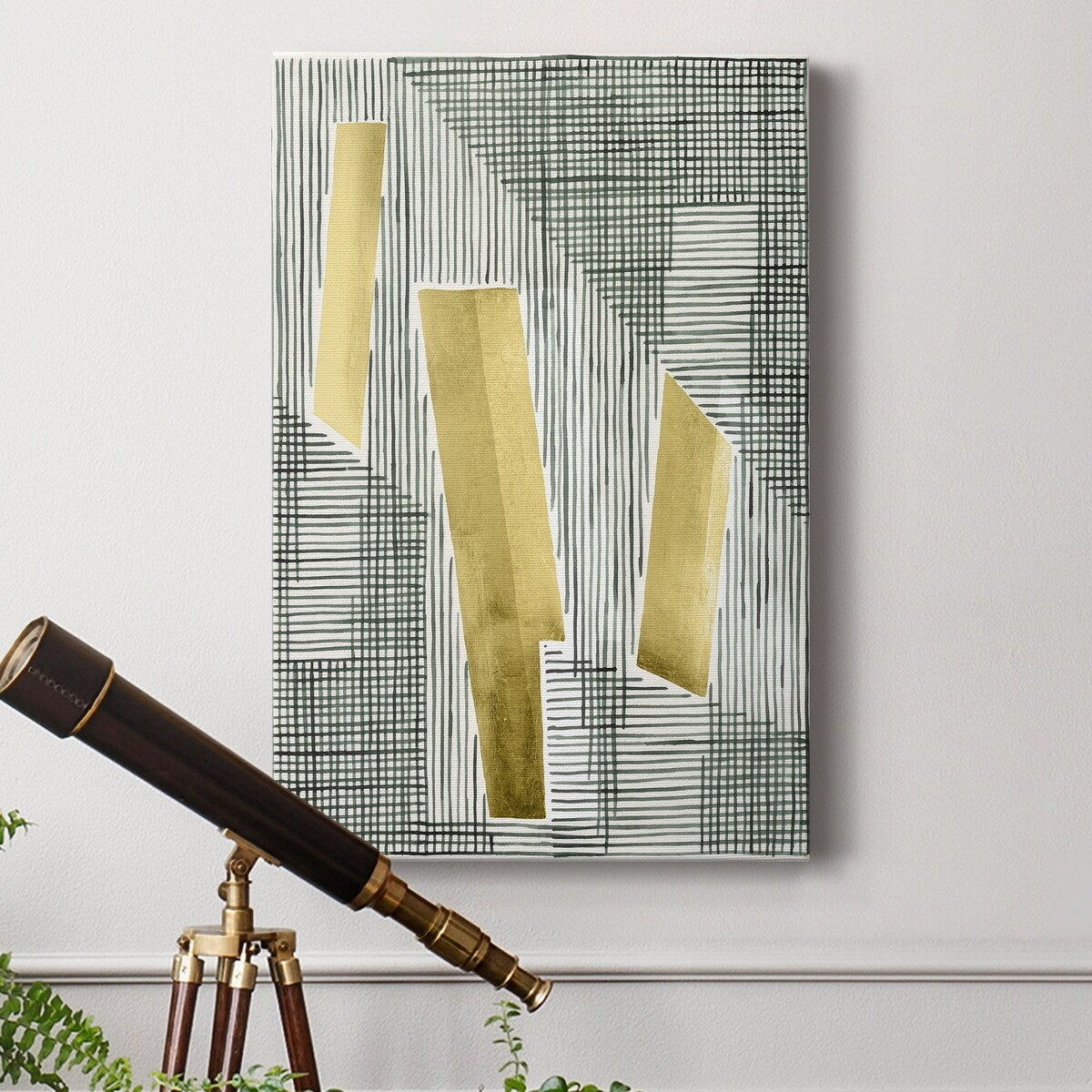 Shadow Screen II Premium Gallery Wrapped Canvas - Ready to Hang