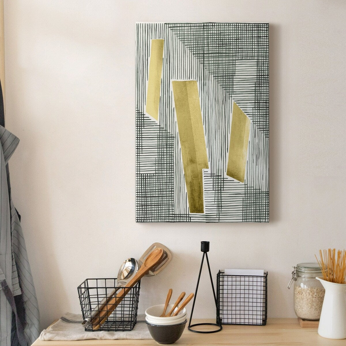 Shadow Screen II Premium Gallery Wrapped Canvas - Ready to Hang