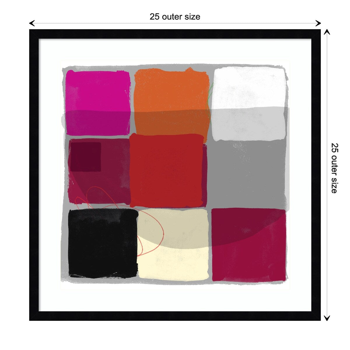 Shadow by Jenny Frean Wood Framed Wall Art Print