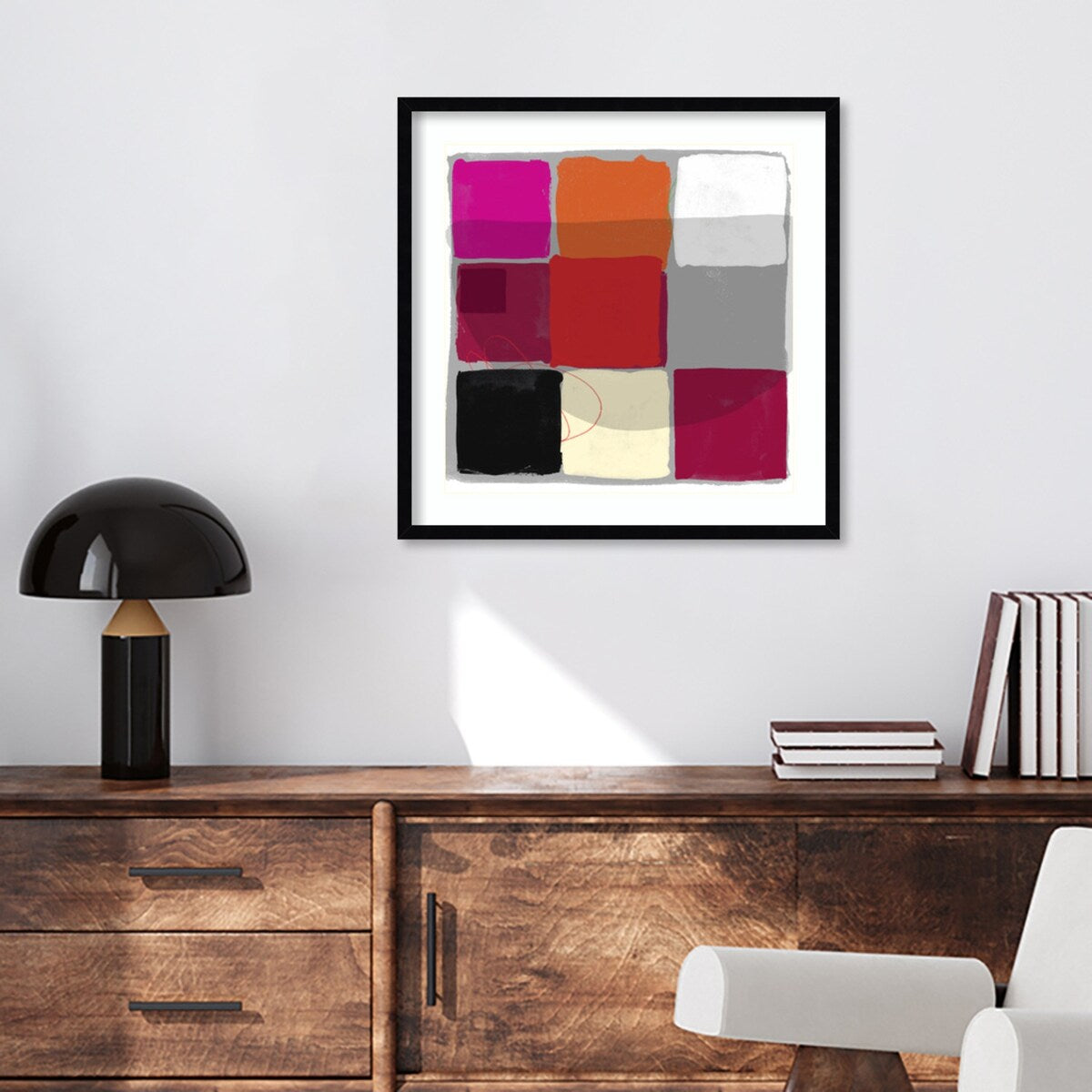 Shadow by Jenny Frean Wood Framed Wall Art Print
