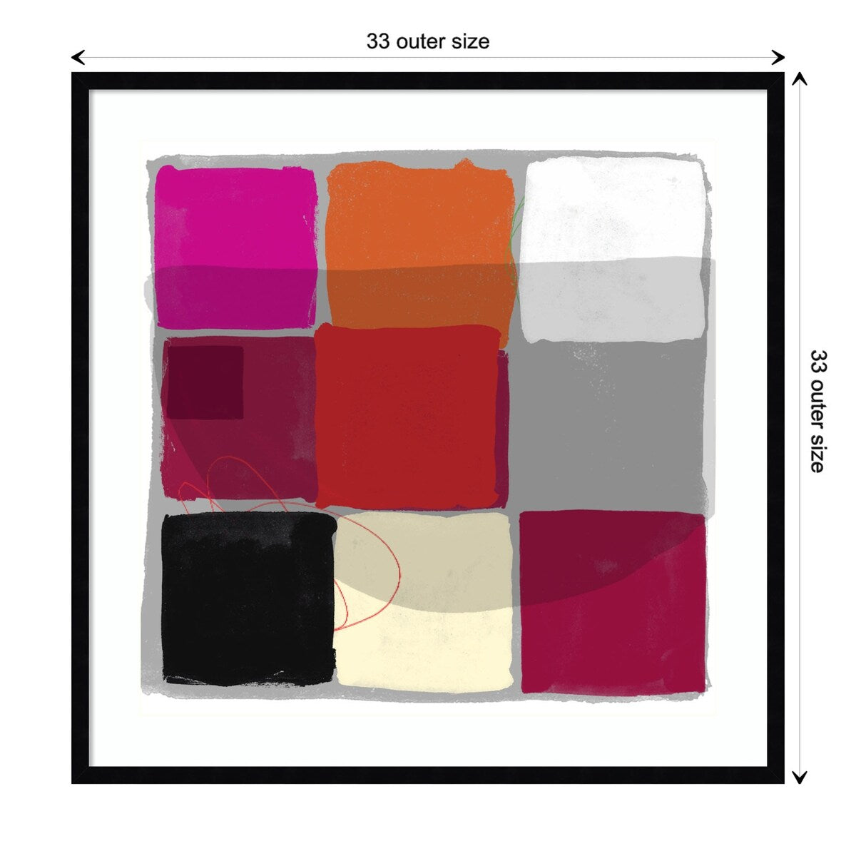 Shadow by Jenny Frean Wood Framed Wall Art Print