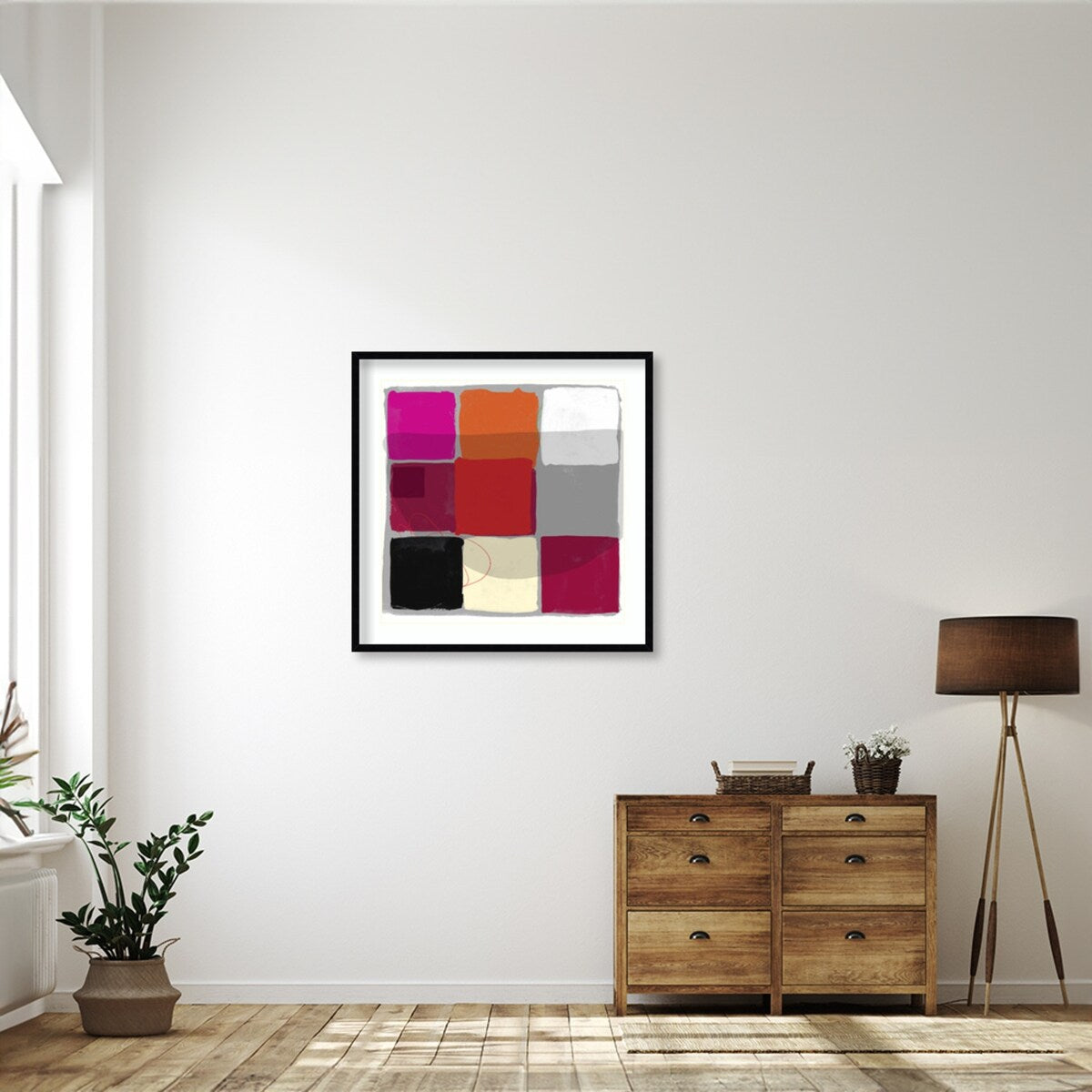 Shadow by Jenny Frean Wood Framed Wall Art Print