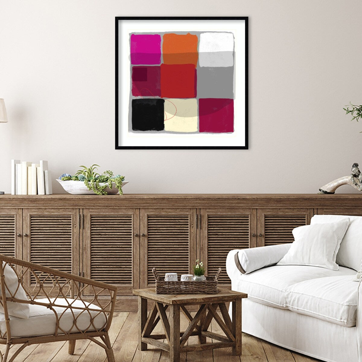 Shadow by Jenny Frean Wood Framed Wall Art Print