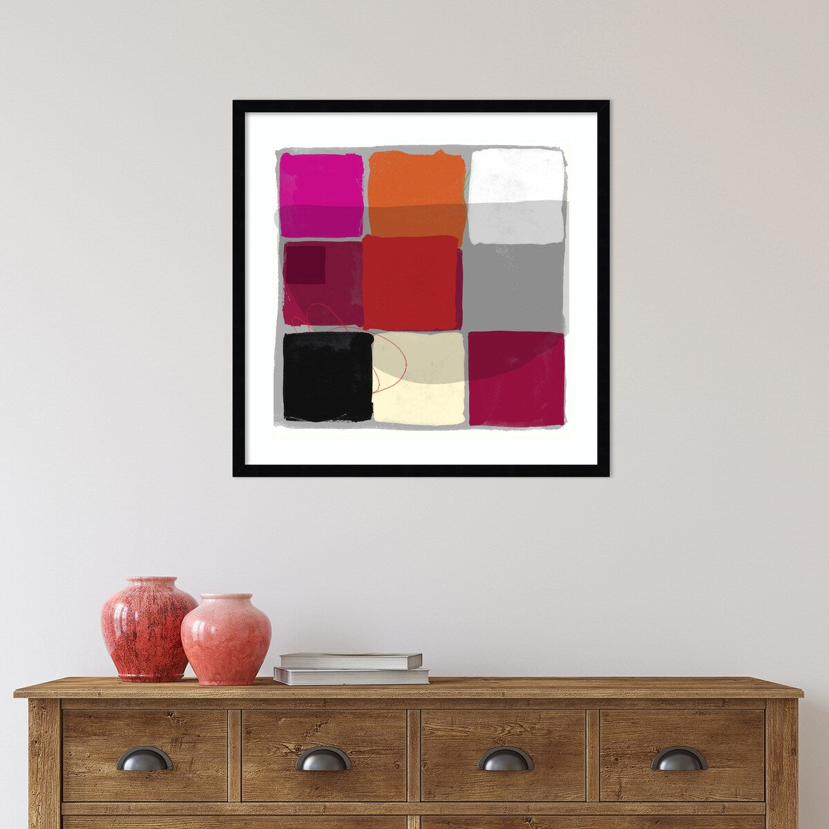 Shadow by Jenny Frean Wood Framed Wall Art Print