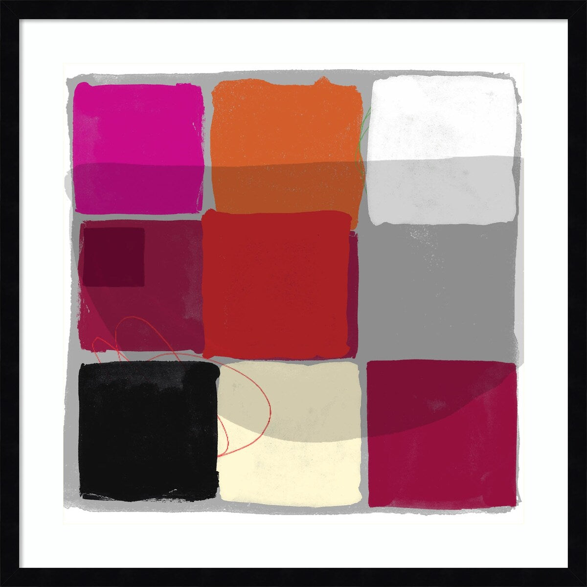 Shadow by Jenny Frean Wood Framed Wall Art Print