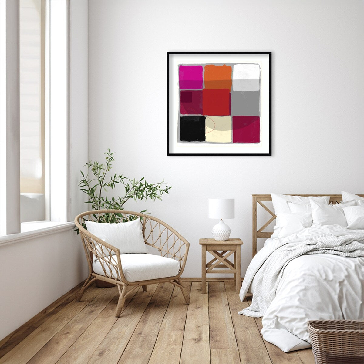 Shadow by Jenny Frean Wood Framed Wall Art Print