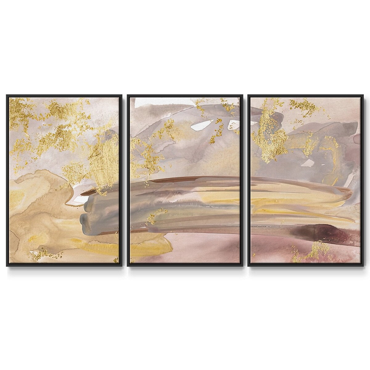 Shadows of Dawn III - Multi Piece Framed Canvas
