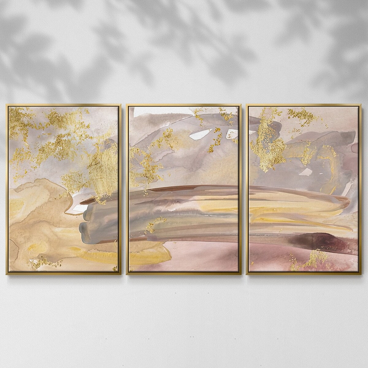 Shadows of Dawn III - Multi Piece Framed Canvas