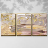 Shadows of Dawn III - Multi Piece Framed Canvas