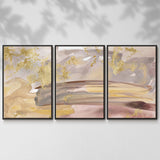 Shadows of Dawn III - Multi Piece Framed Canvas