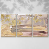 Shadows of Dawn III - Multi Piece Framed Canvas