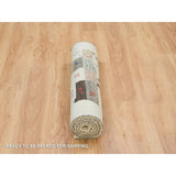 Shahbanu Rugs Abstract White Thick and Plush Soft Pile Wool Lori Buft Gabbeh Small Animal Figurines Hand Knotted Rug (3'0"x5'4")