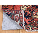 Shahbanu Rugs Afghan Ersari Elephant Feet Design Pure Wool Hand-Knotted Oriental Rug (3'5" x 4'10") - 3'5" x 4'10"