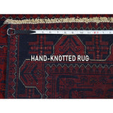 Shahbanu Rugs Afghan Khamyab Silky Wool XL Runner Hand-Knotted Oriental Rug (2'6" x 30'10") - 2'6" x 30'10"