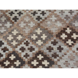 Shahbanu Rugs Afghan Reversible Kilim Vegetable Dyes Pure Wool Hand Woven Oriental Rug (2'10" x 3'9") - 2'10" x 3'9"