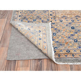 Shahbanu Rugs Almond Brown 14th Century Mamluk Dynasty Pattern 200 KPSI Vegetable Dyes Soft Wool Hand Knotted Rug (9'10"x13'10")