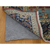 Shahbanu Rugs Antiqued Heriz Re-creation Pure Wool Hand Knotted Oriental Rug (9'1" x 12'0") - 9'1" x 12'0"