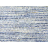 Shahbanu Rugs Blue Variegated Design Hand Loomed Pure Wool Modern Square Oriental Ru (12'0" x 12'0") - 12'0" x 12'0"
