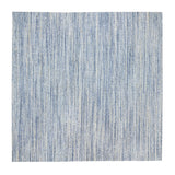 Shahbanu Rugs Blue Variegated Design Hand Loomed Pure Wool Modern Square Oriental Ru (12'0" x 12'0") - 12'0" x 12'0"