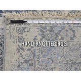 Shahbanu Rugs Broken Persian Erased Design with Pure Silk Hand-Knotted Oriental Rug (3'1" x 5'2") - 3'1" x 5'2" - 3'1" x 5'2"