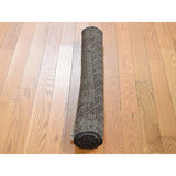 Shahbanu Rugs Brown Vintage Afghan Baluch Natural Colors Hand-Knotted Pure Wool Rug (2'9" x 4'0") - 2'9" x 4'0"