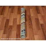 Shahbanu Rugs Colorful Afghan Reversible Kilim Vegetable Dyes Pure Wool Hand Woven Oriental Rug (3'5" x 6'4") - 3'5" x 6'4"