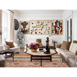 Shahbanu Rugs Colorful Afghan Super Kazak with Khorjin Design Natural Dyes Pure Wool Hand Knotted Oriental Rug (8'10" x 11'3")