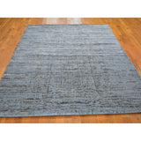 Shahbanu Rugs Fine jacquard Hand Loomed Modern Wool and Art Silk Oriental Rug (6'0" x 8'10") - 6'0" x 8'10"