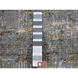 Shahbanu Rugs Fine jacquard Hand Loomed Modern Wool and Art Silk Oriental Rug (6'0" x 8'10") - 6'0" x 8'10"