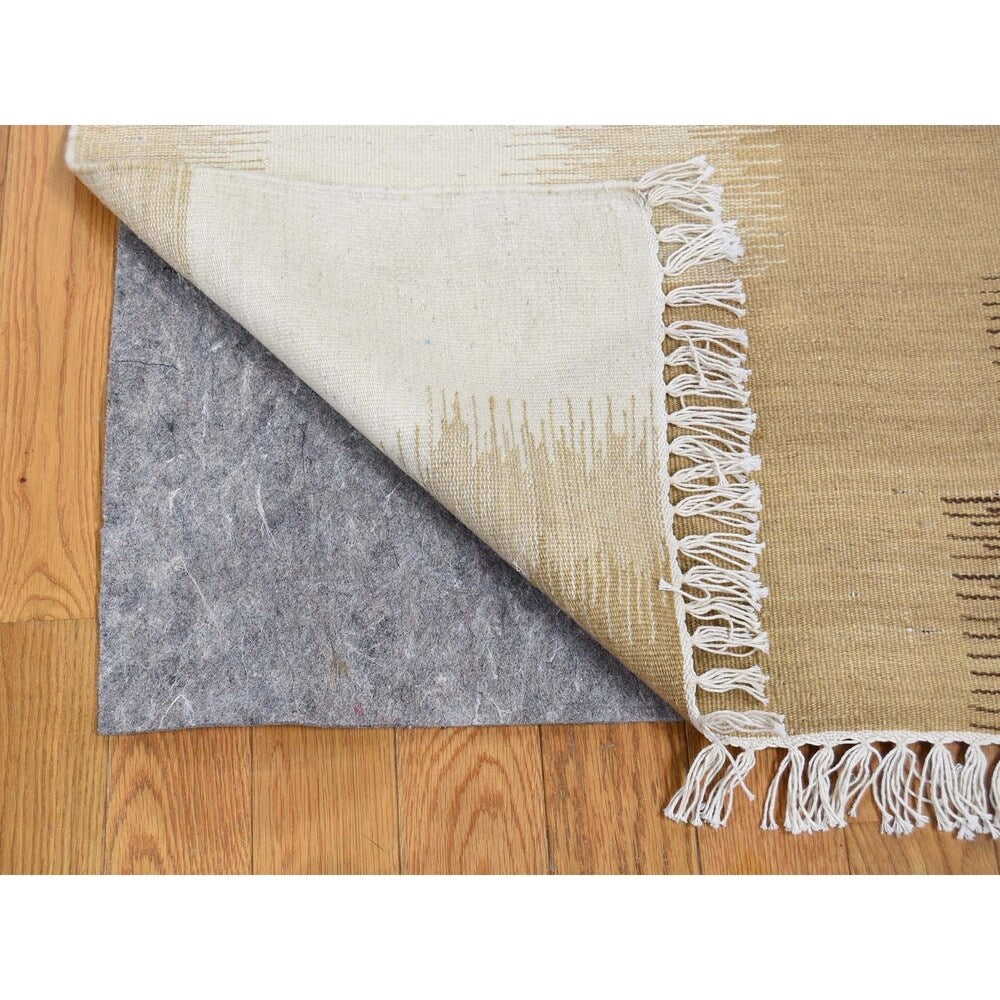 Shahbanu Rugs Flat Weave Durie Kilim 100 Percent Wool Hand Woven Oriental Rug (3'0" x 5'0") - 3'0" x 5'0"