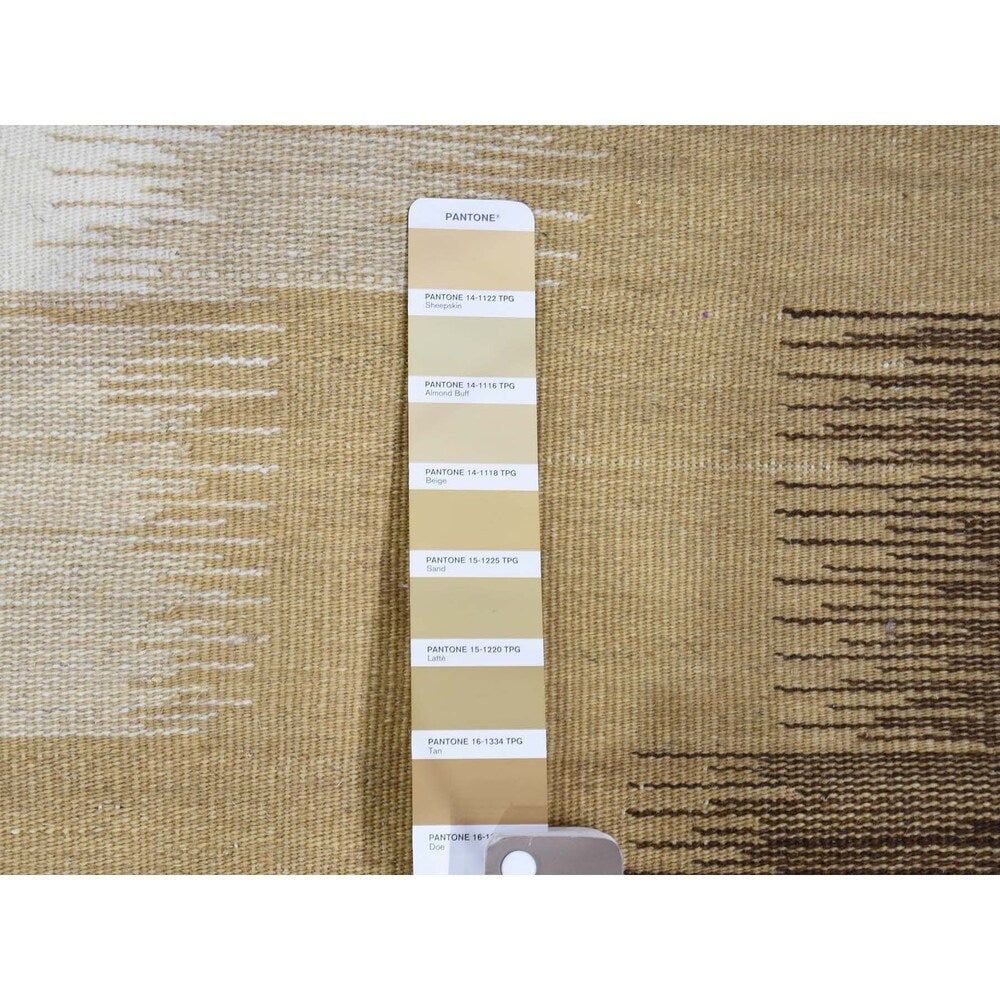 Shahbanu Rugs Flat Weave Durie Kilim 100 Percent Wool Hand Woven Oriental Rug (3'0" x 5'0") - 3'0" x 5'0"