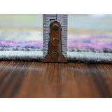 Shahbanu Rugs Gray Fusion Kazak Natural Wool Hand Knotted Oriental Rug (2'1" x 3'0") - 2'1" x 3'0"