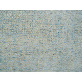 Shahbanu Rugs Gray with Touches of Blue Modern Jacquard Hand Loomed Soft Wool and Plant Based Silk Oriental Rug (6'0" x 9'0")