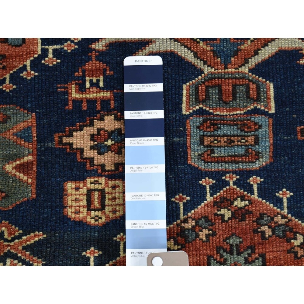 Shahbanu Rugs Hand-Knotted Antique Persian Karajeh Pure Wool Oriental Rug - 4'8" x 6'1"