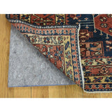 Shahbanu Rugs Hand-Knotted Antique Persian Karajeh Pure Wool Oriental Rug - 4'8" x 6'1"